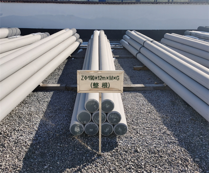 商河190×12米钢筋混凝土水泥电线杆